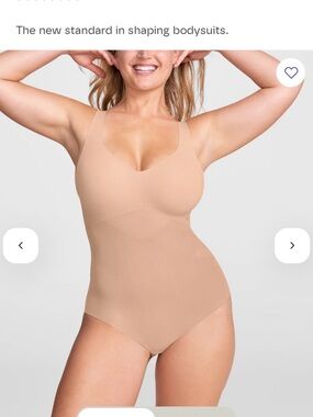 Honeylove Tank Bodysuit Nude with Wide Straps